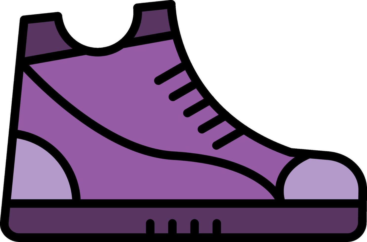 Sneaker Line Filled Icon vector