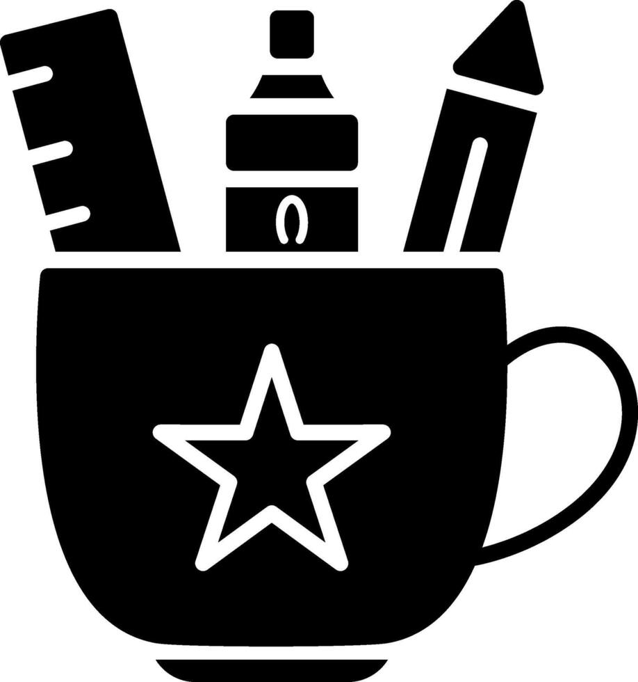 Cup Glyph Icon vector