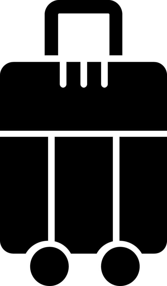 Luggage Glyph Icon vector