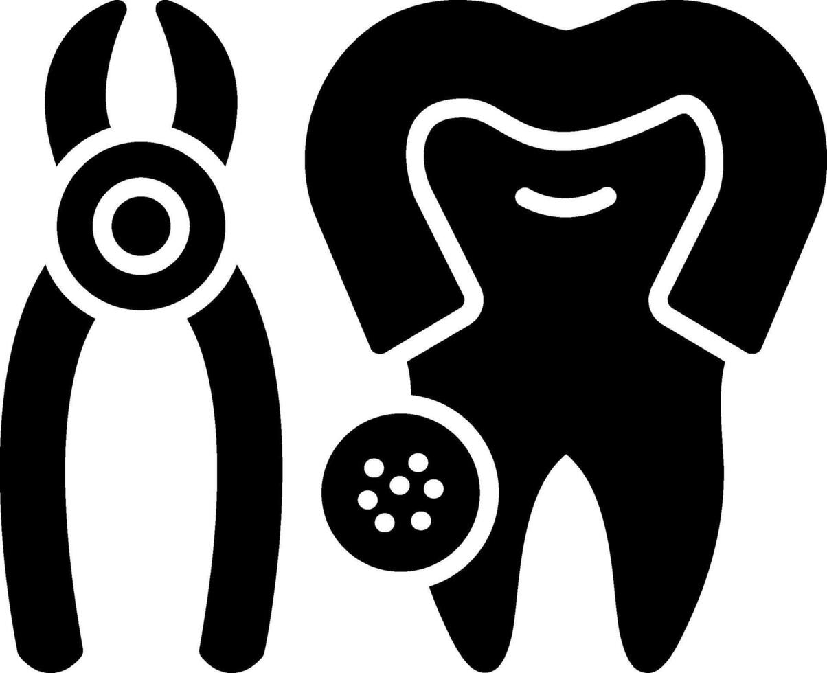 Nippers Glyph Icon vector