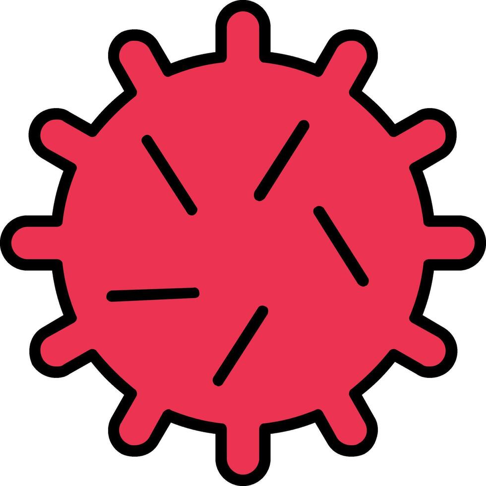 Infaction Line Filled Icon vector