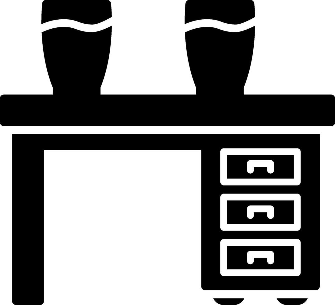 Water Glyph Icon vector