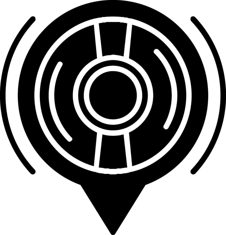 Music Glyph Icon vector