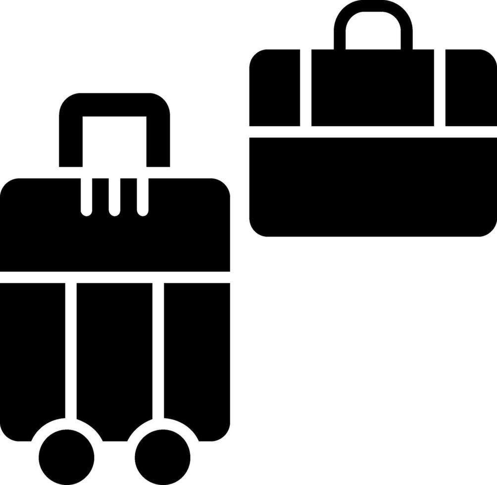 Bags Glyph Icon vector