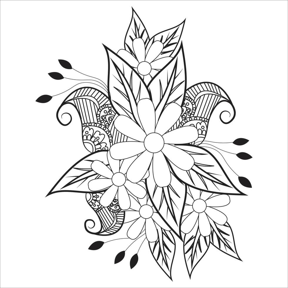 sencillo mandala Arte modelo y diseños para gratis descargar vector