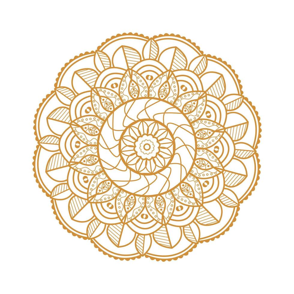 Luxury unique standard eps mandala for free download vector