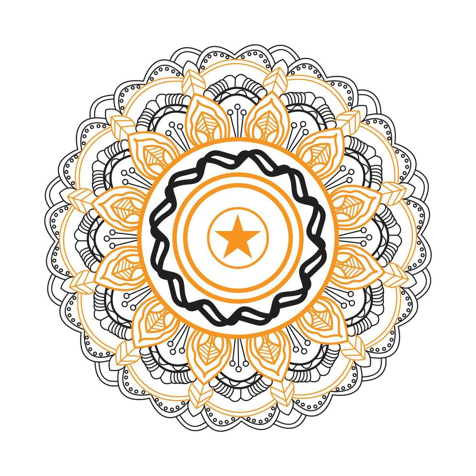 Luxury unique standard eps mandala for free download vector