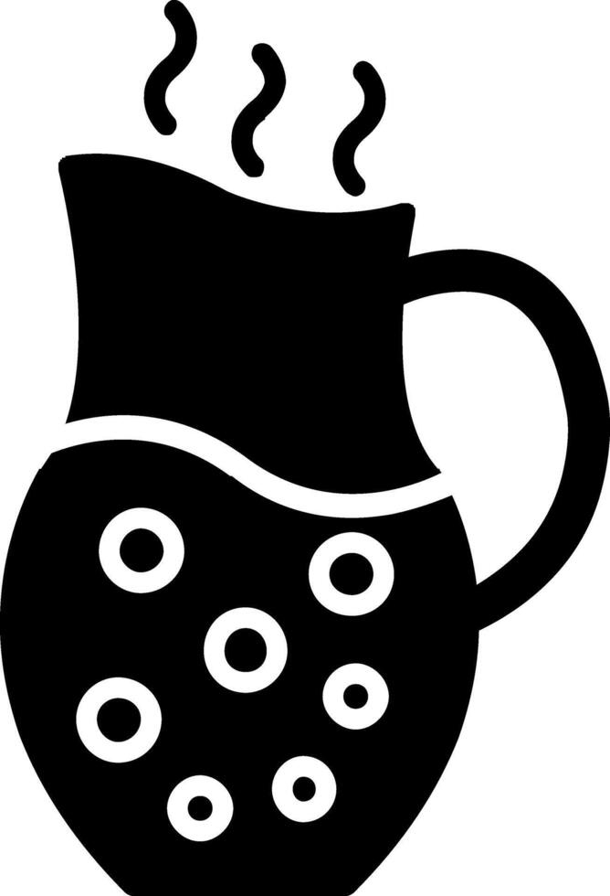 Jug Glyph Icon vector