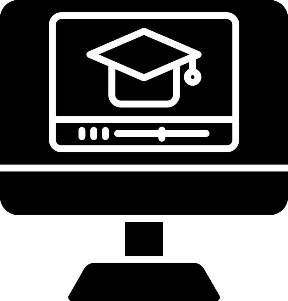 Educational Glyph Icon vector