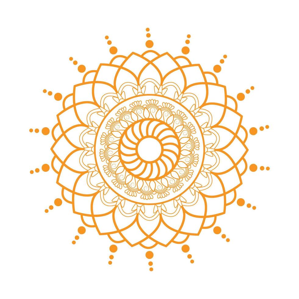 flor floral único sencillo mandala Arte modelo y diseños para gratis descargar vector