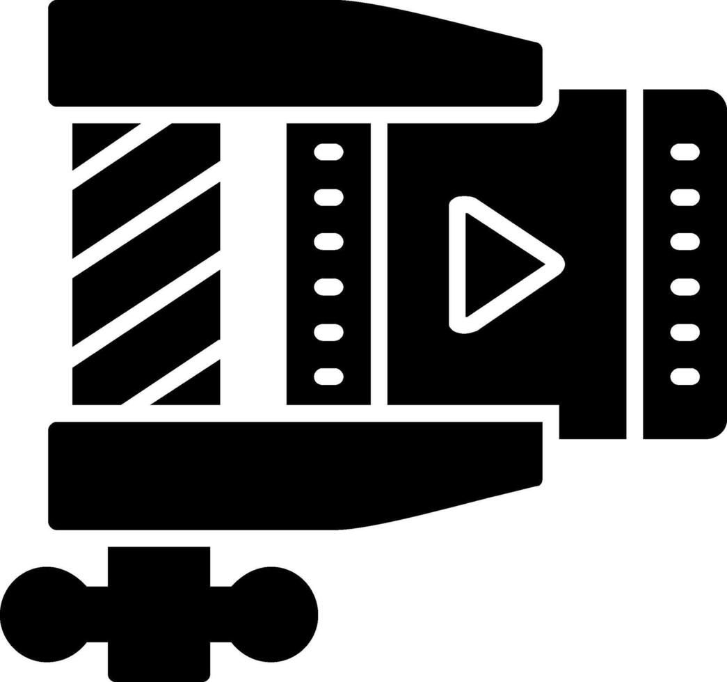 Compress Glyph Icon vector