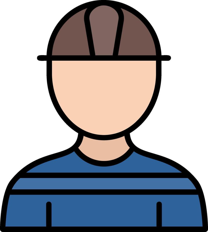Architect Line Filled Icon vector