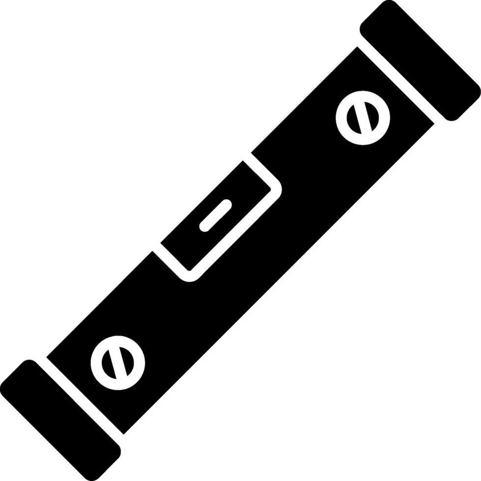 Spirit Level Glyph Icon vector