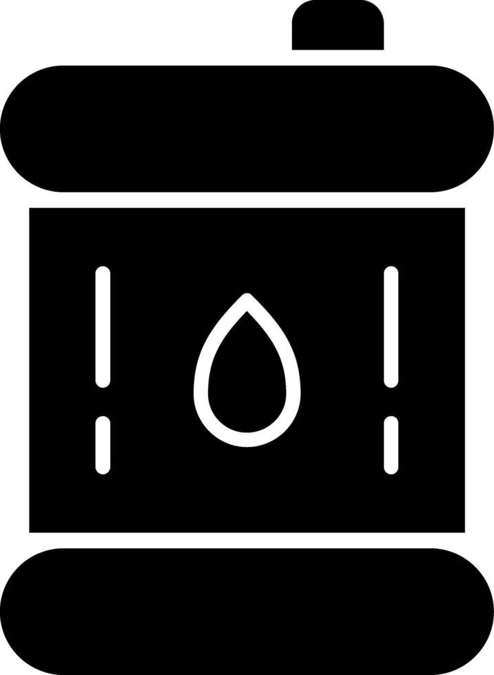 Barrel Glyph Icon vector
