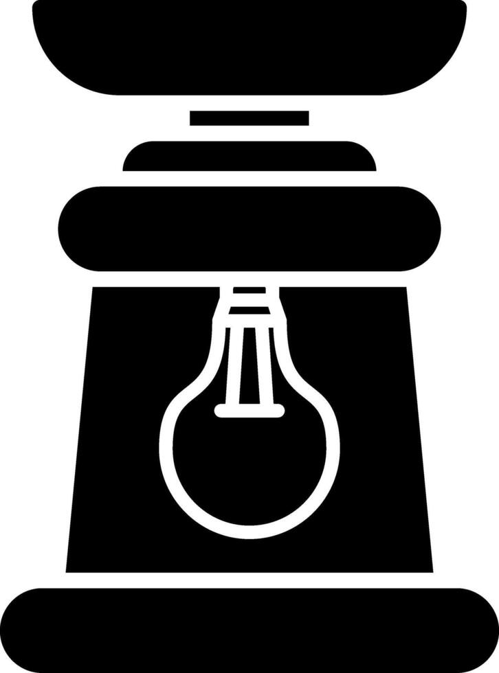 Lantern Glyph Icon vector