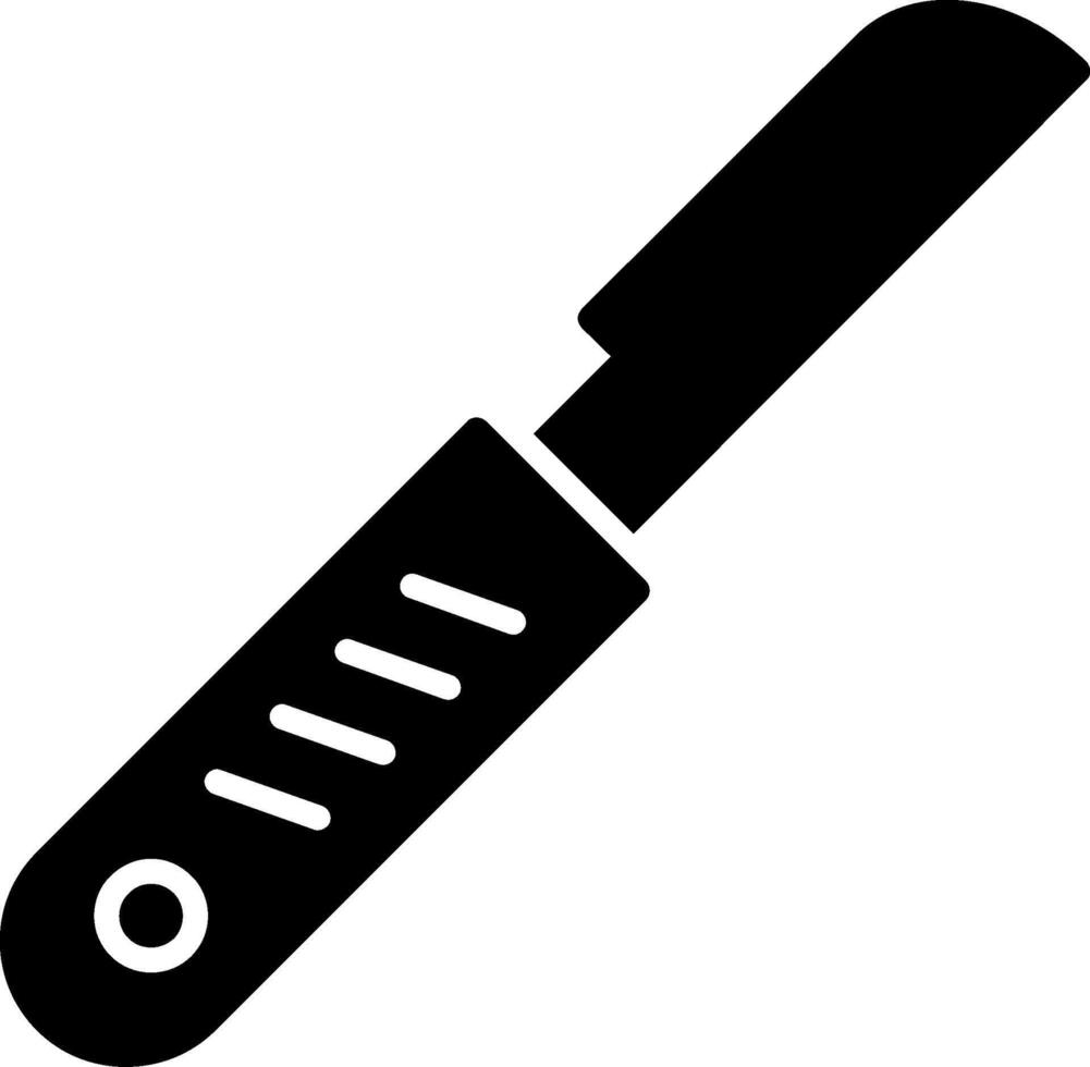 Scalpel Glyph Icon vector