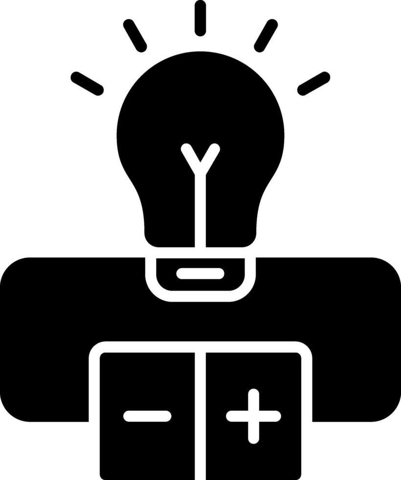 Electrical Circuit Glyph Icon vector