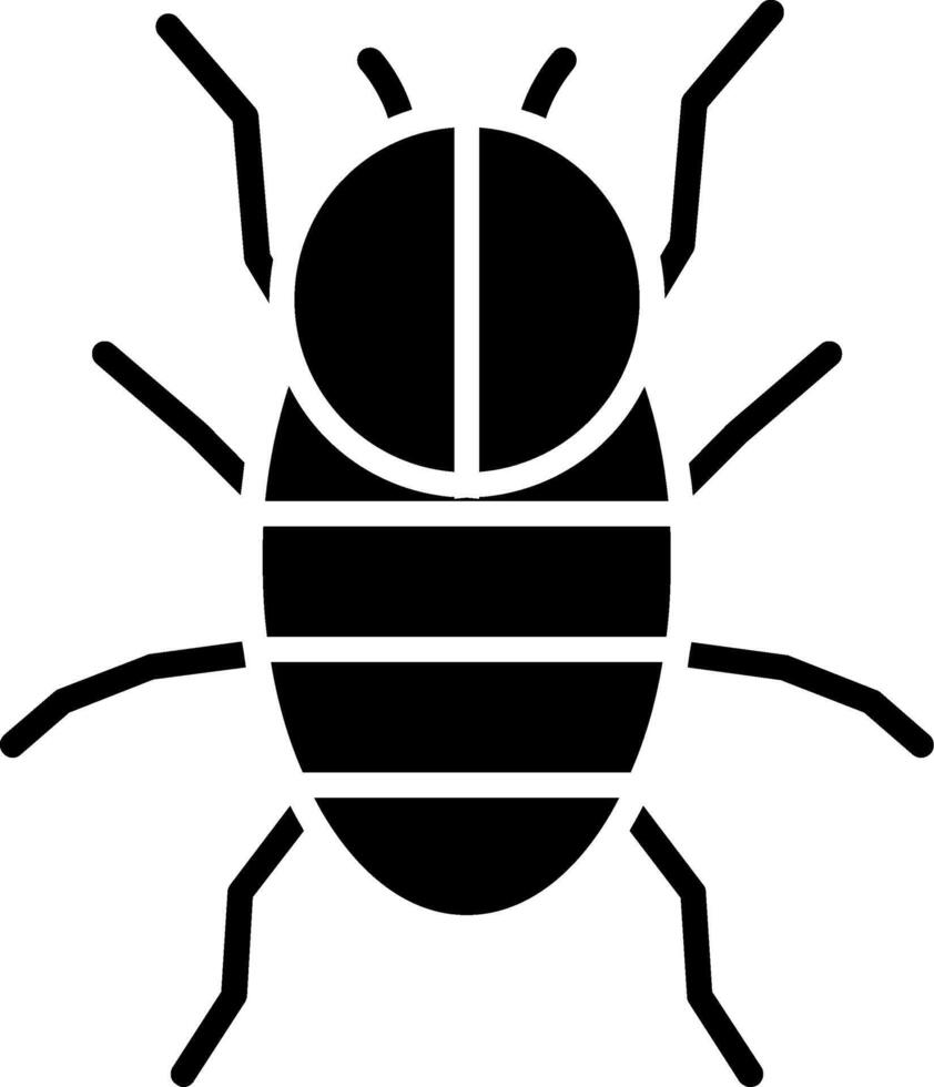 Spider Glyph Icon vector