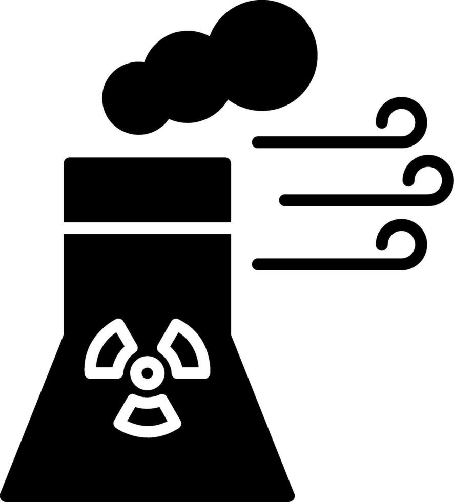 Power Station Glyph Icon vector