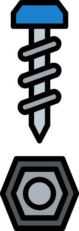 Ironware Line Filled Icon vector