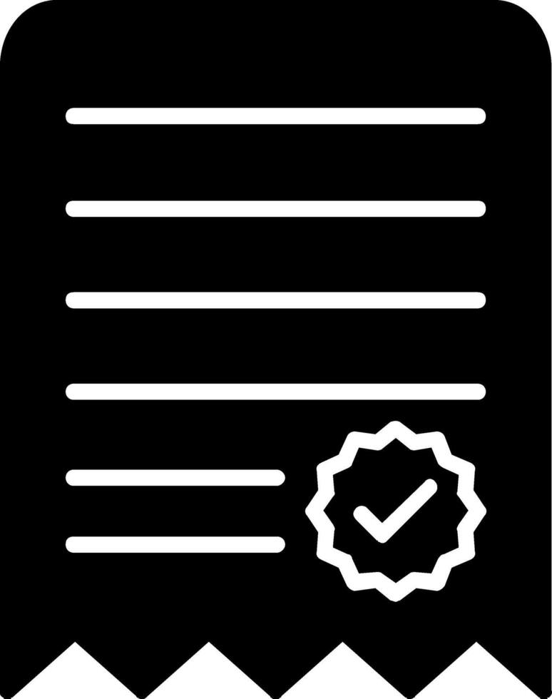 Notes Glyph Icon vector