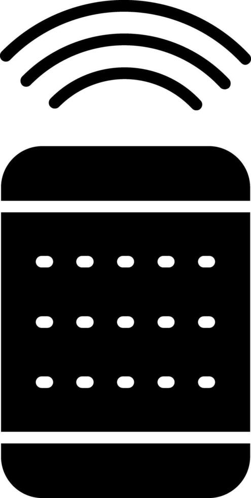 Remote Control Glyph Icon vector