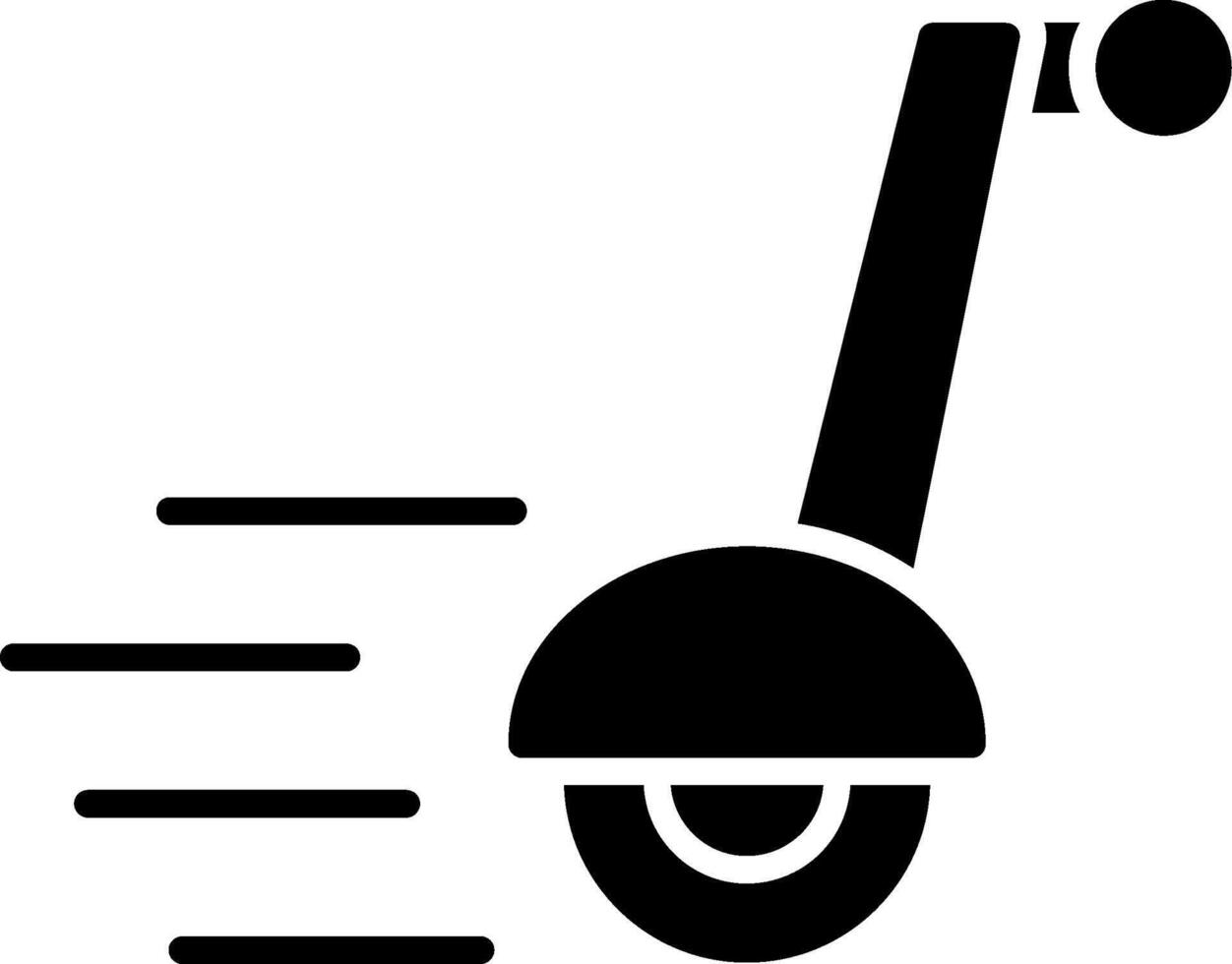 Segway Glyph Icon vector