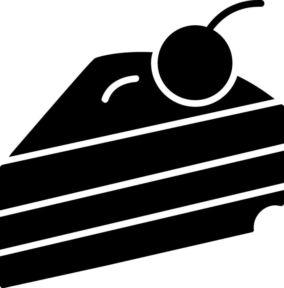 Pastry Glyph Icon vector