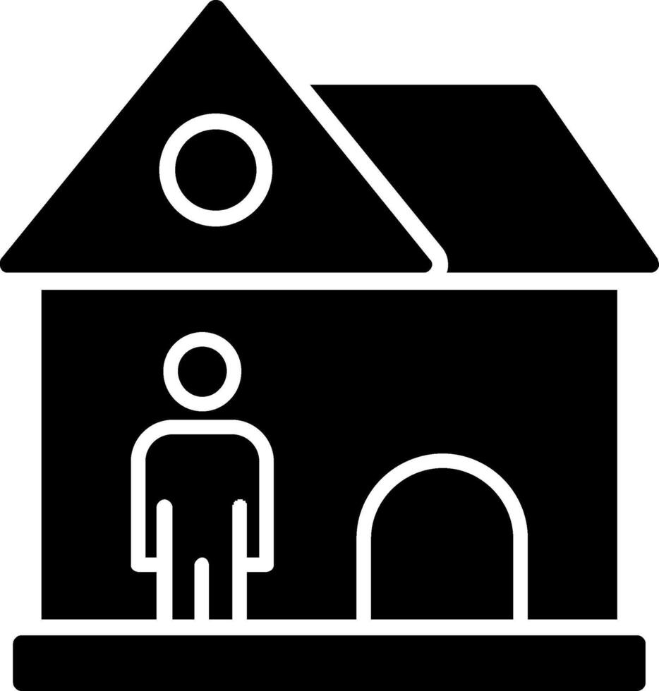 Landlord Glyph Icon vector