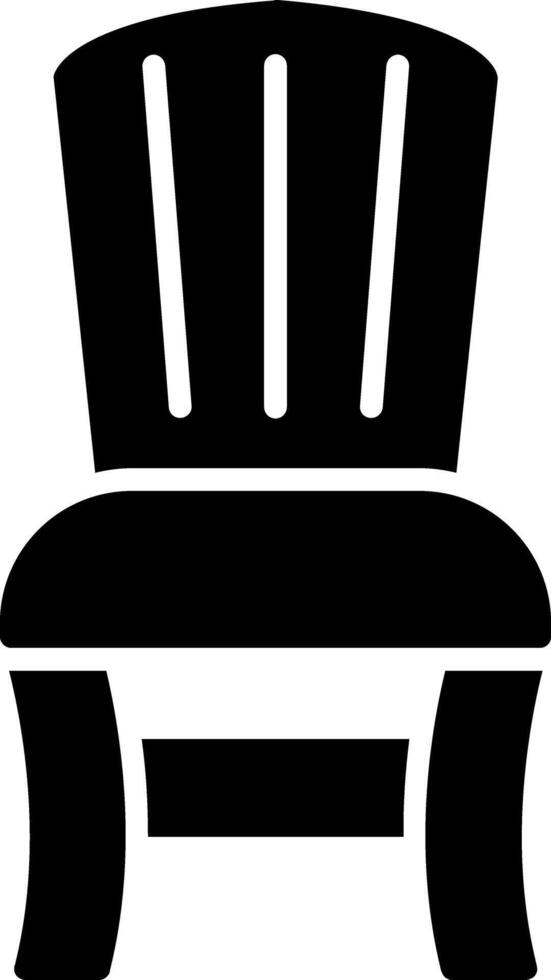 Armchair Glyph Icon vector