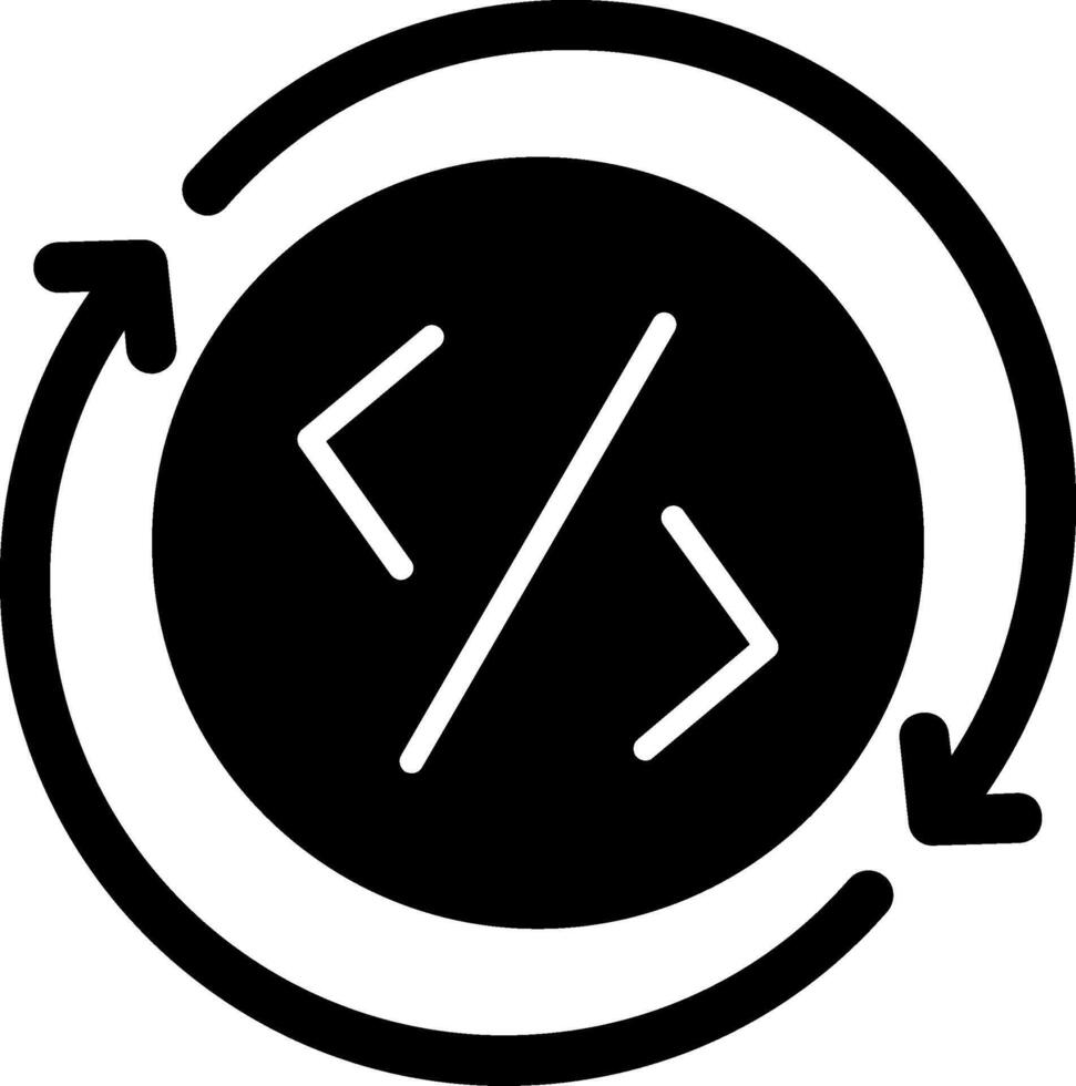 Development Glyph Icon vector