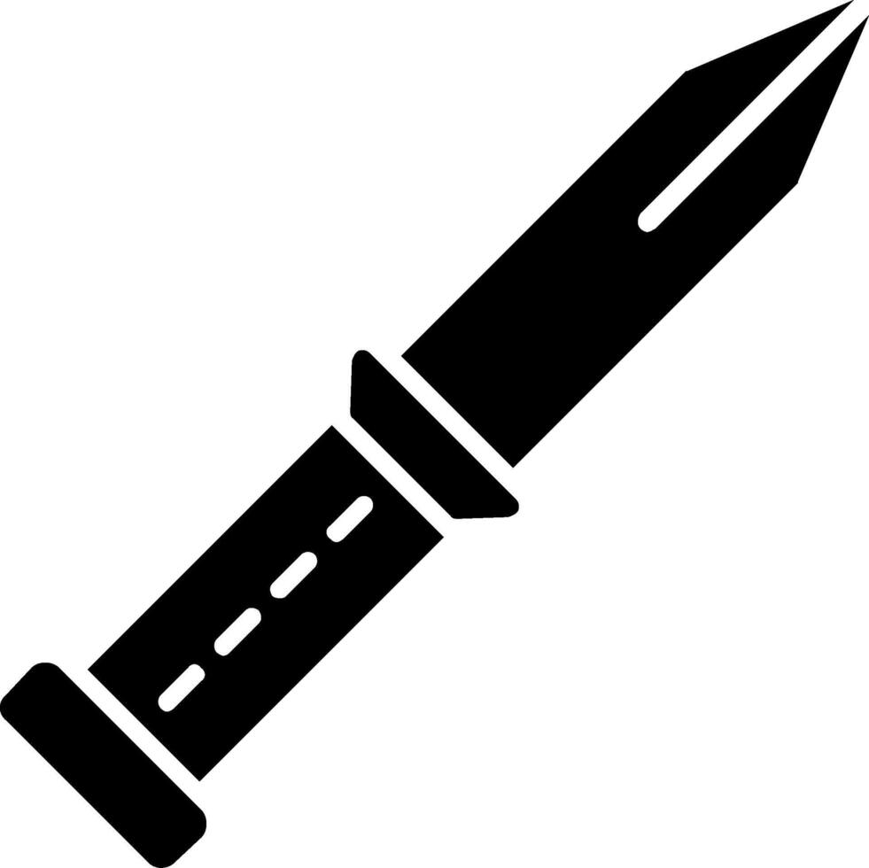 Knife Glyph Icon vector