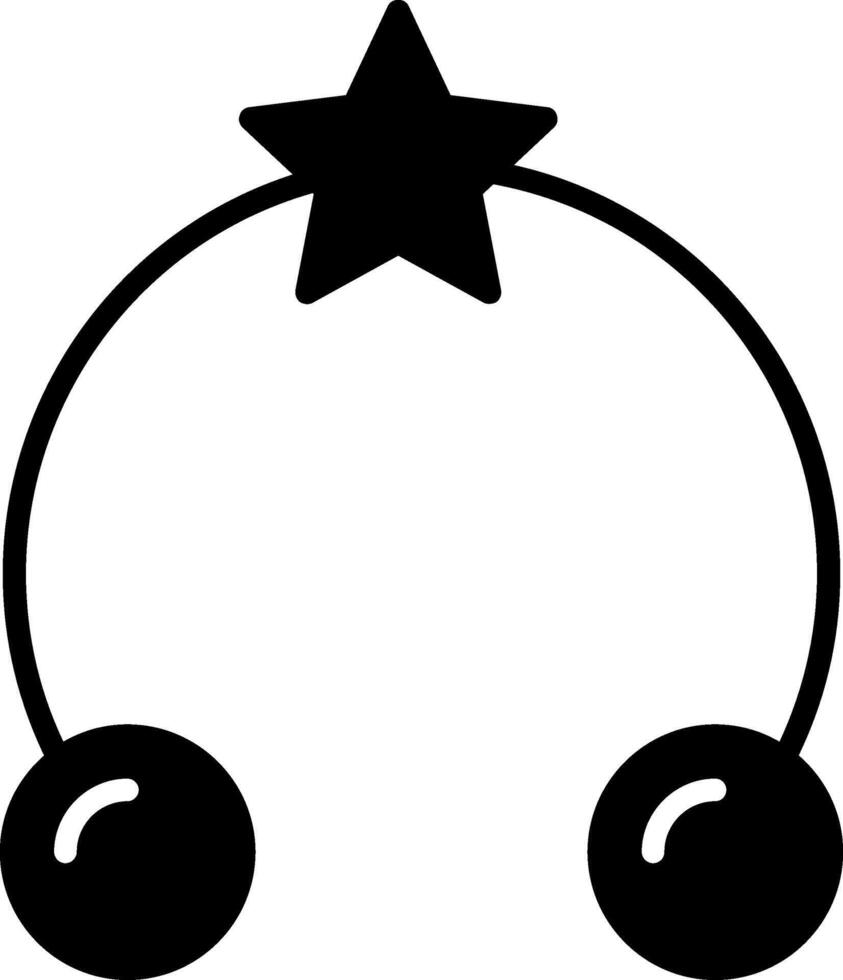 Septum Glyph Icon vector