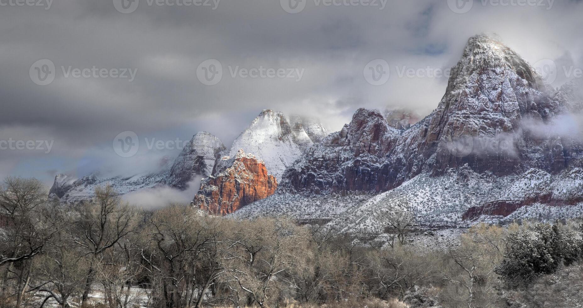 Sión nacional parque invierno foto