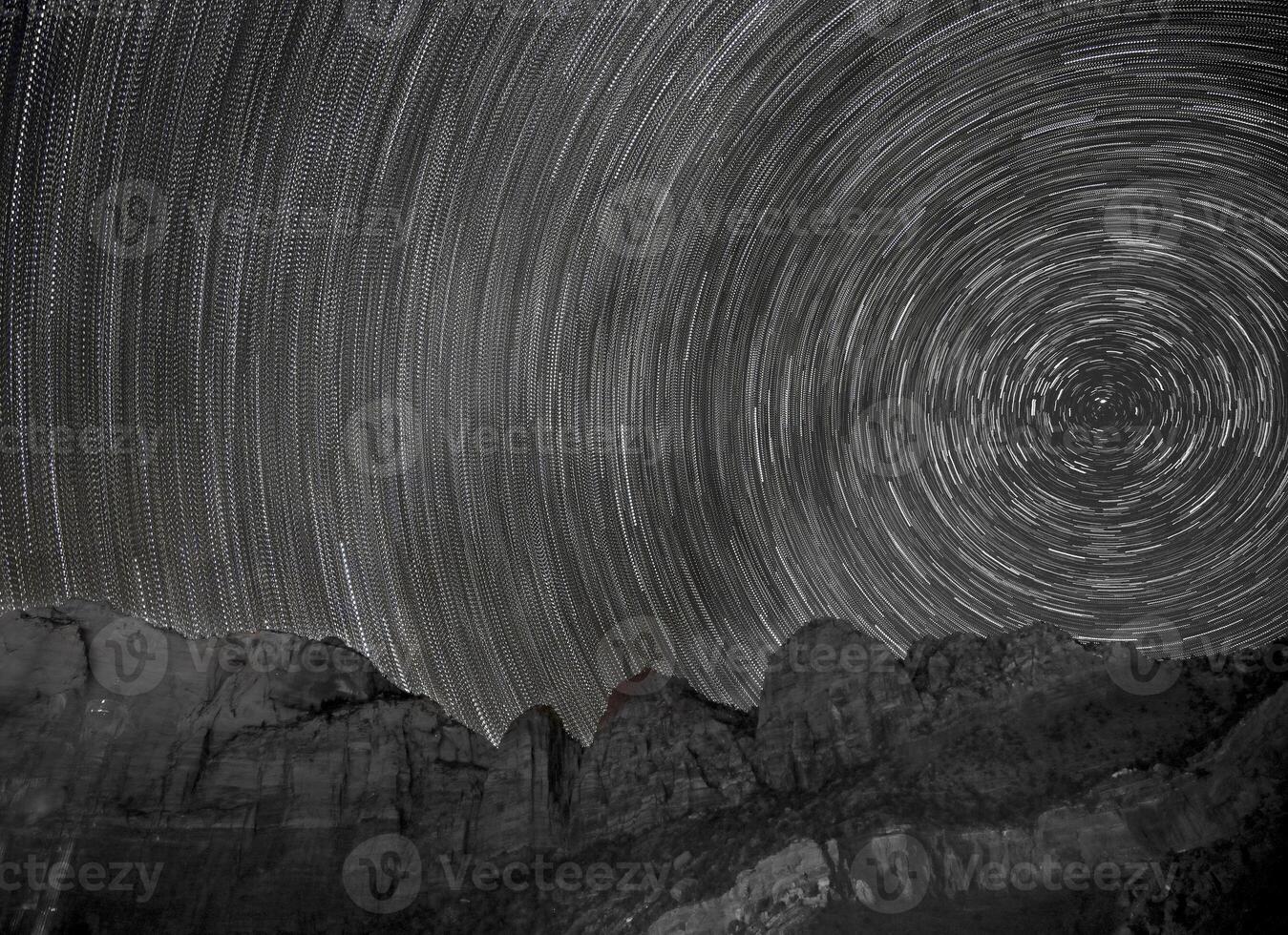 Zion Star Trails photo