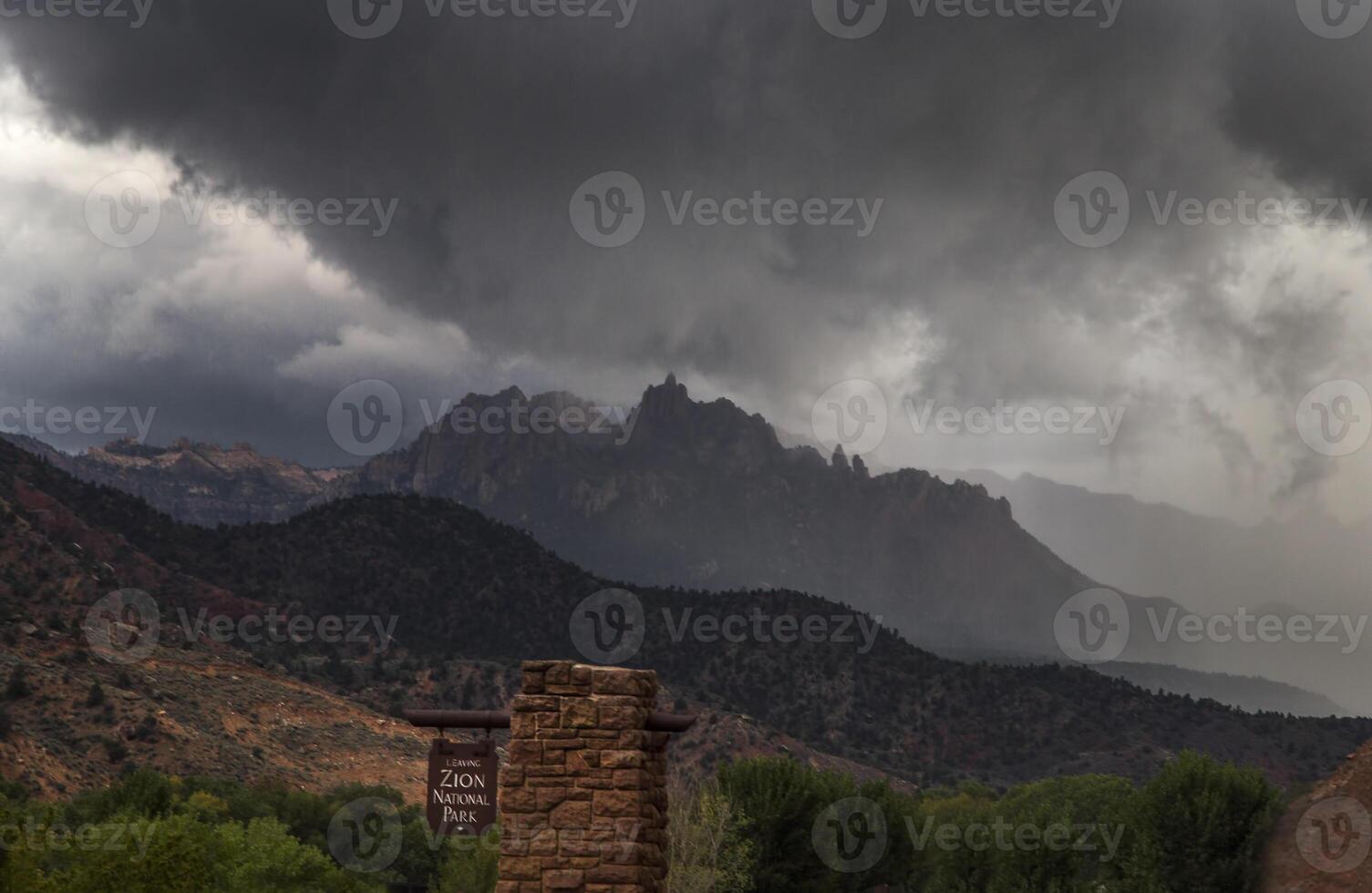 Tormentoso Sión cañón foto