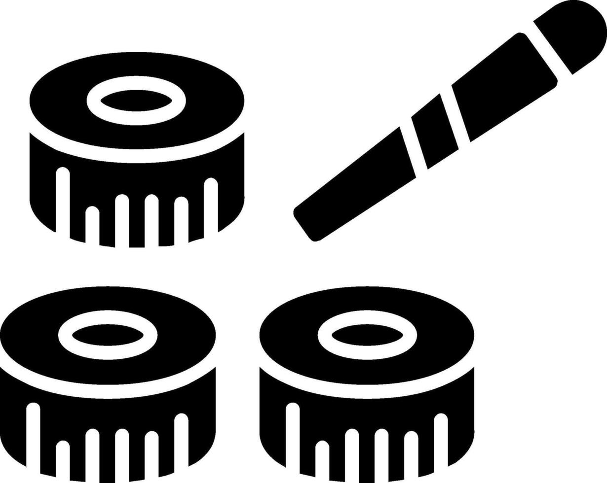 Sushi Glyph Icon vector