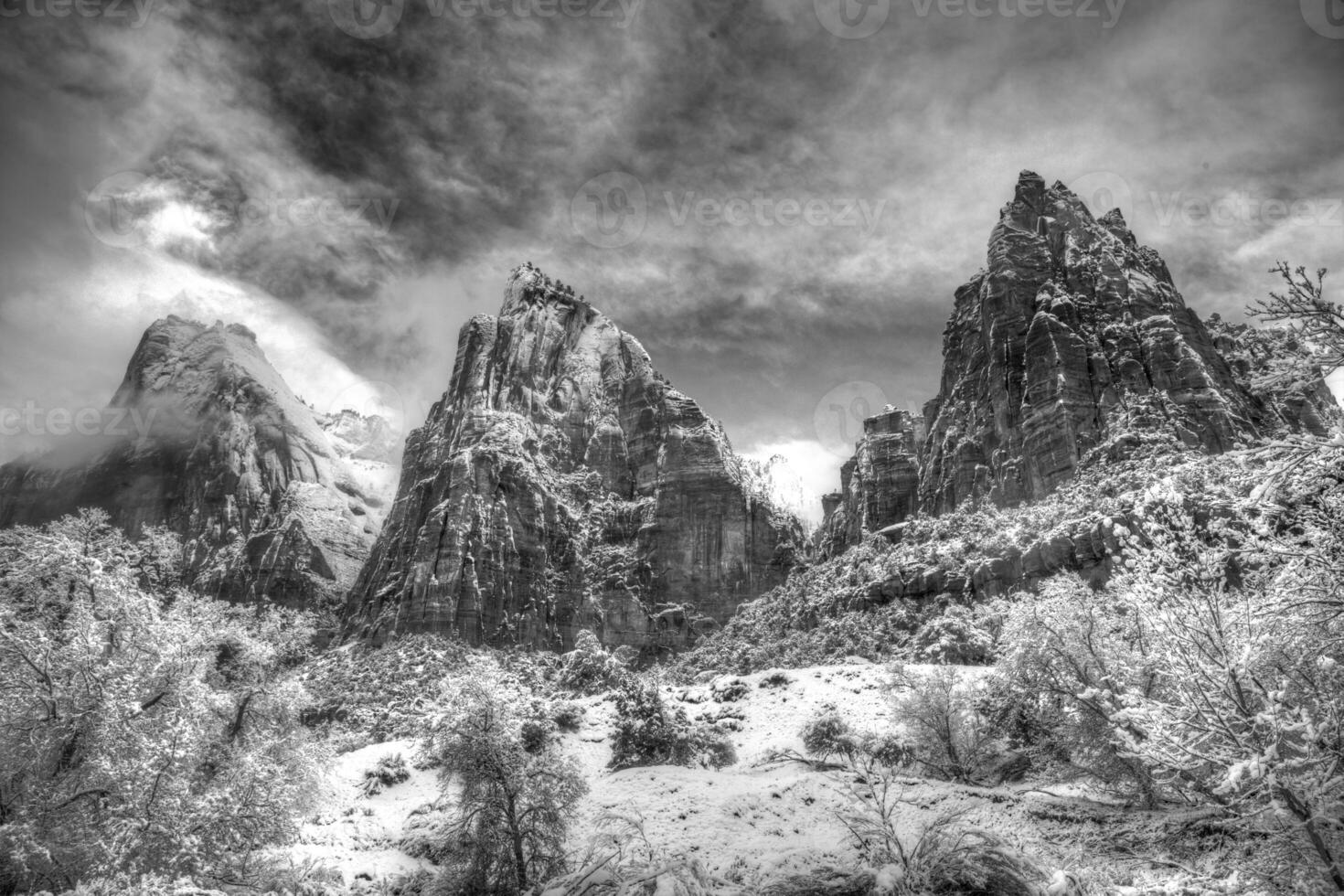 Zion Canyon Winter photo