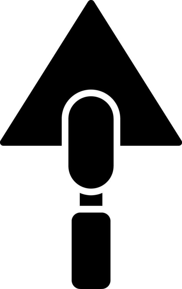 Trowel Glyph Icon vector