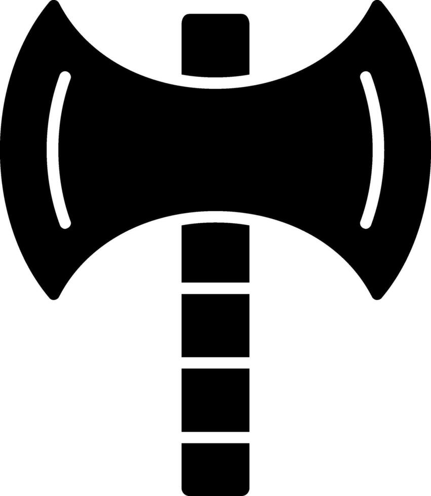 Axe Glyph Icon vector