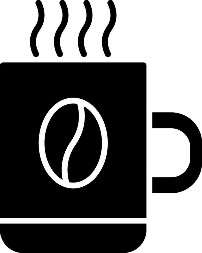 Mug Glyph Icon vector