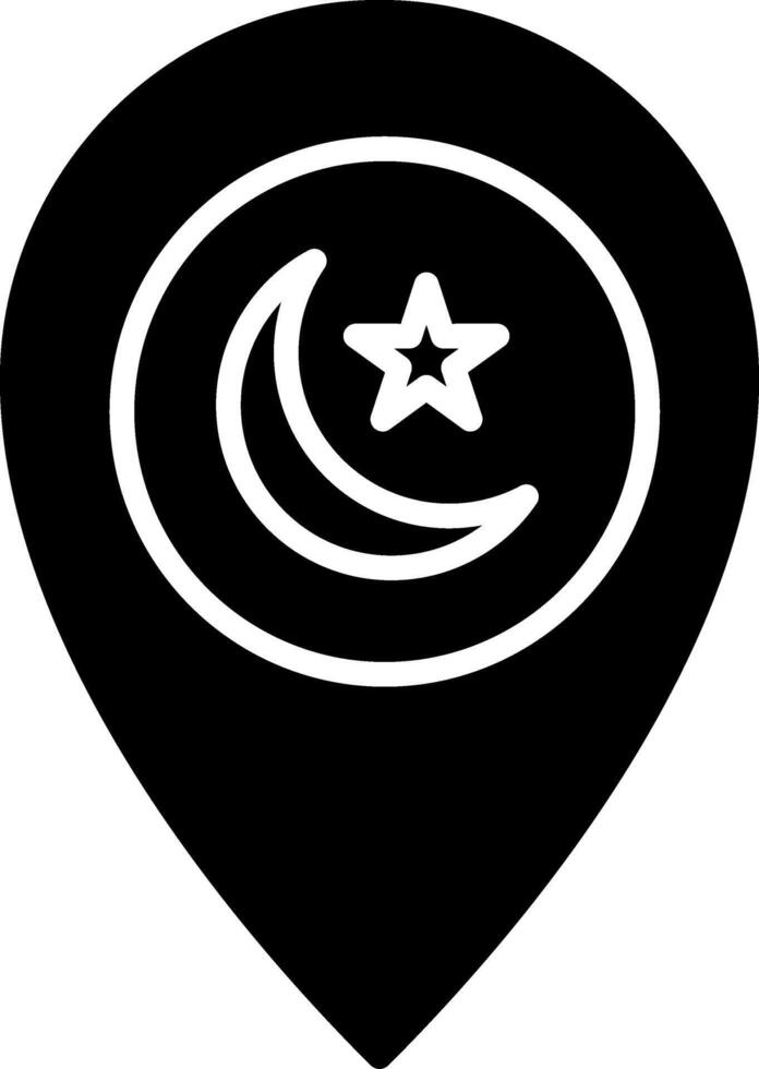Flag Glyph Icon vector