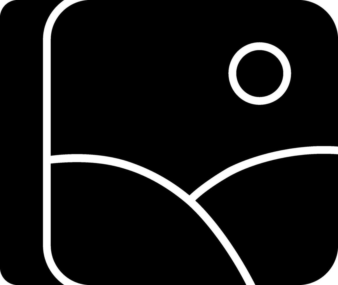 Photos Glyph Icon vector