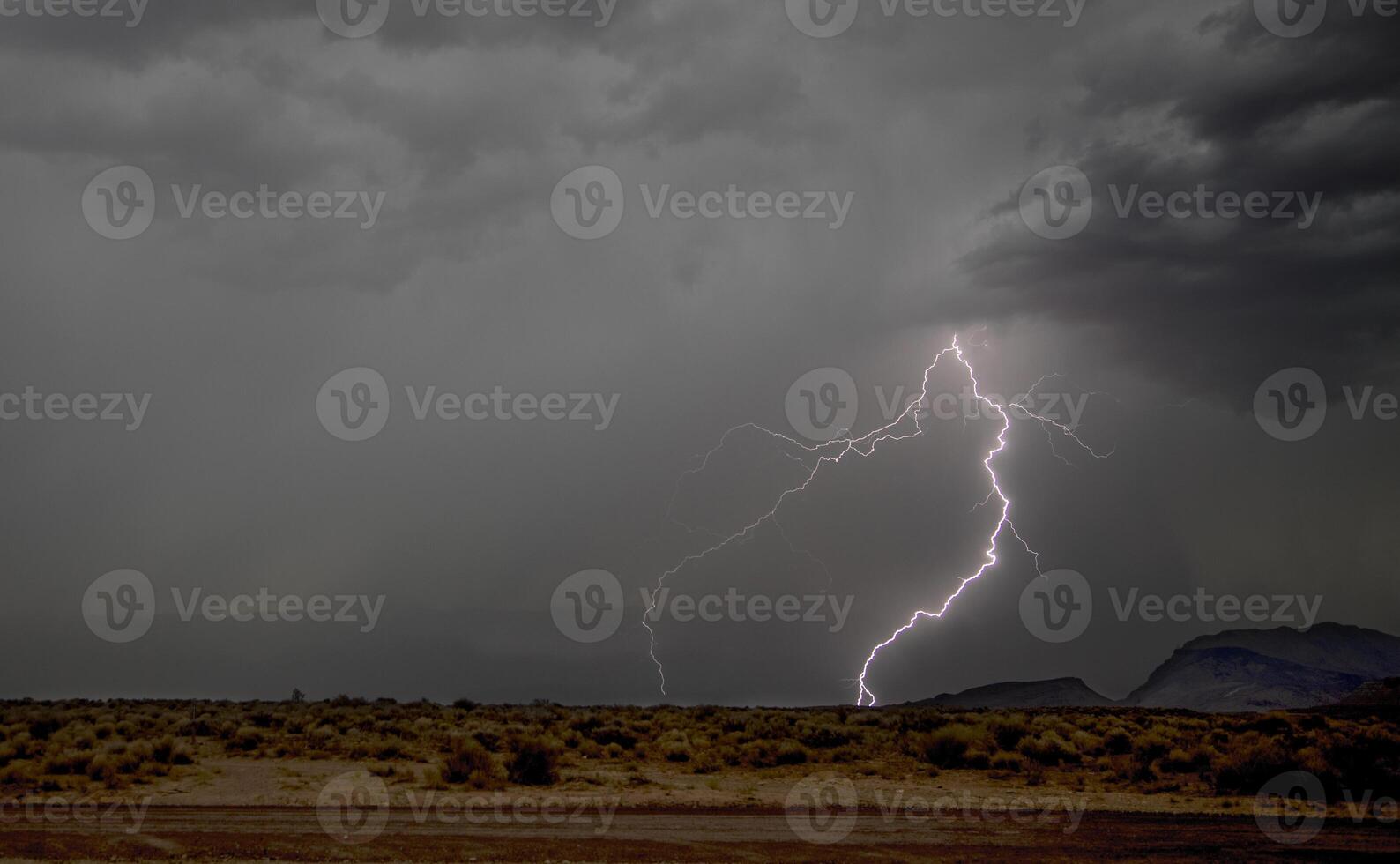 Zion Country Utah Lightning photo