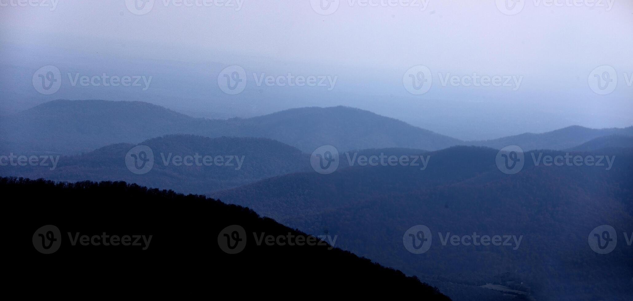 Smokey Blue Ridge Parkway photo