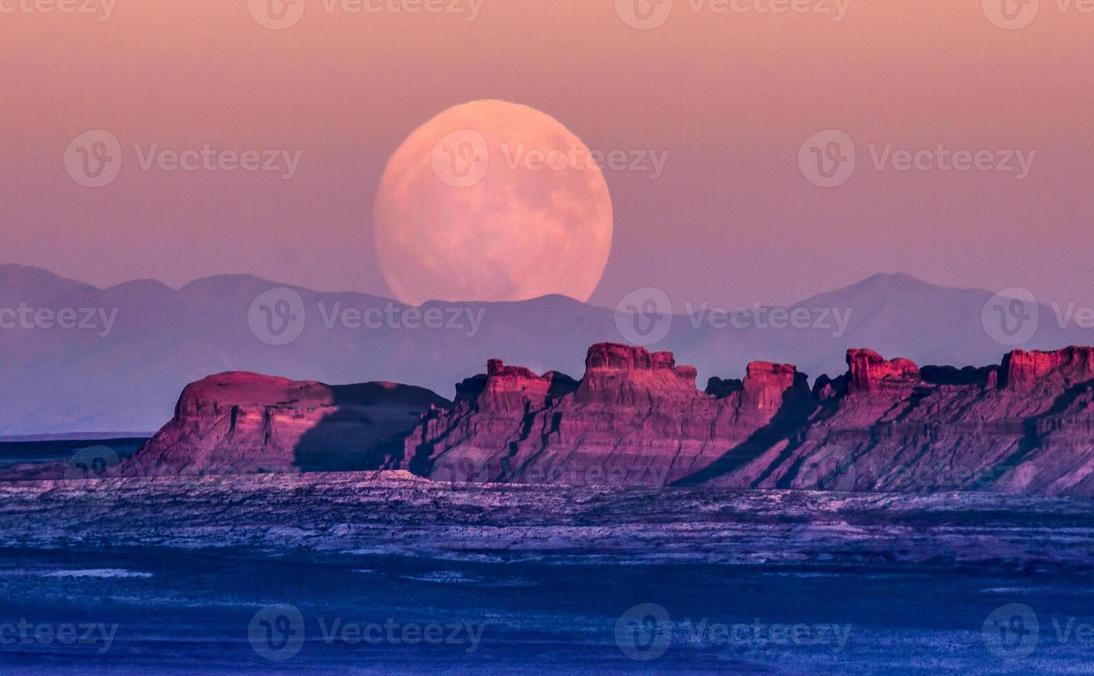 Monument Valley Moon Rising photo