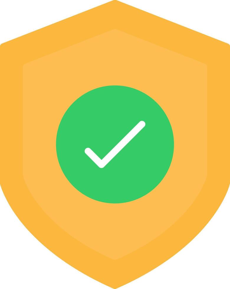 Protection ACtivated Flat Icon vector