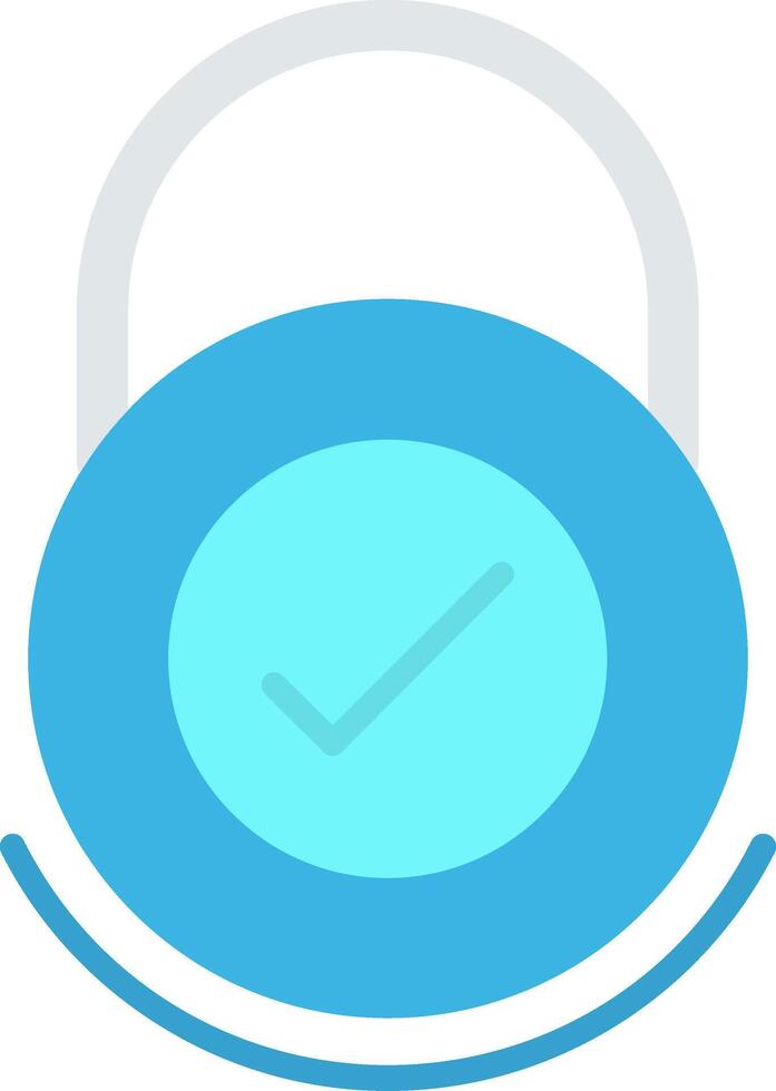 Security Check Flat Icon vector