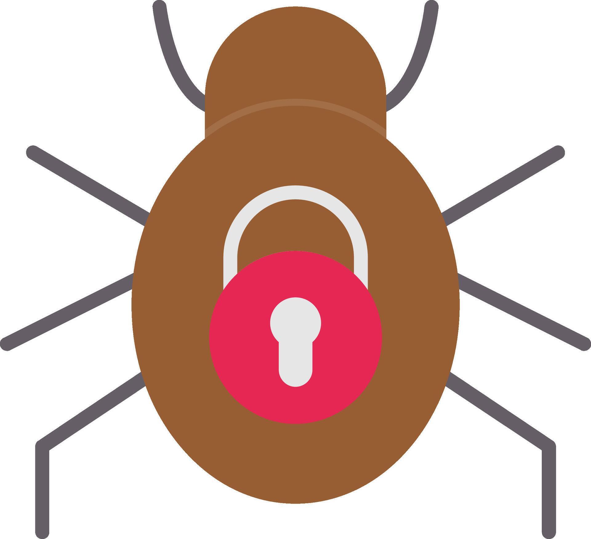 Security Bug Flat Icon 43302388 Vector Art at Vecteezy