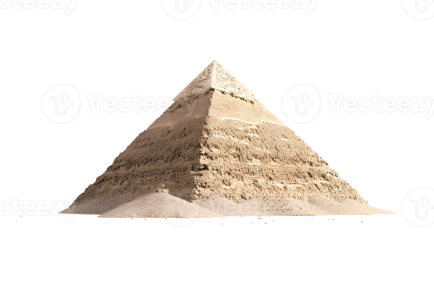 Pyramid of khafre isolated on transparent background png
